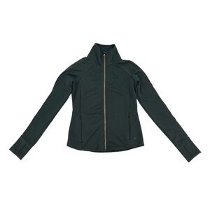 Apana Yoga Sage Long Sleeve Zip Up Dri Fit Thumb Hole Jacket Size XS Women’s